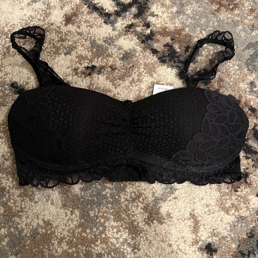 Elegant Black Lace Bralette